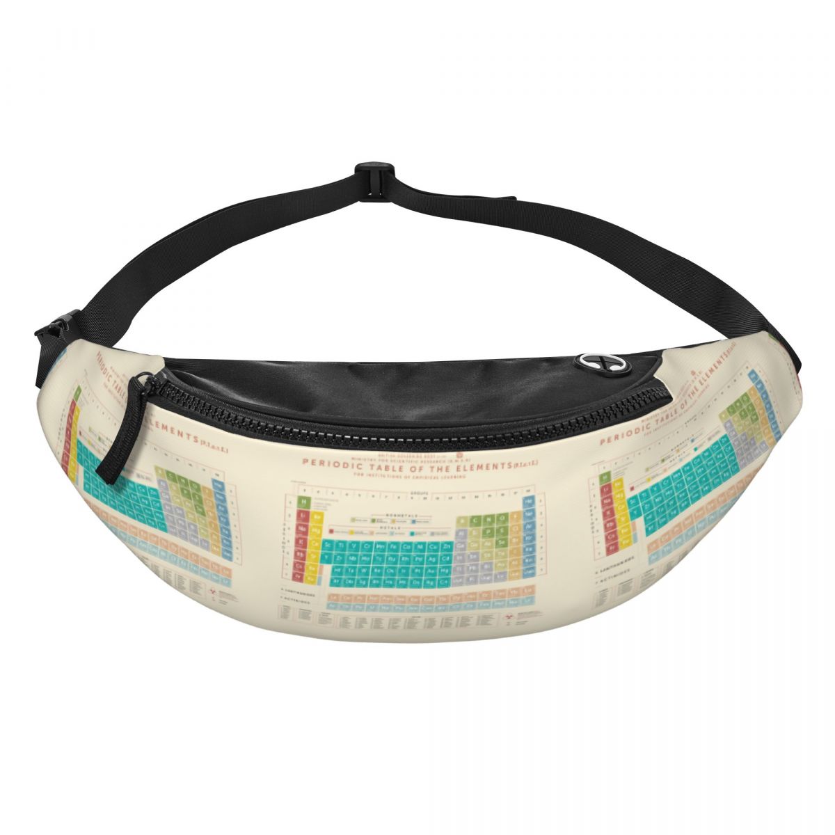 Travel Accessories Pouch For Men - Cool Elements Periodic Table Fanny Pack