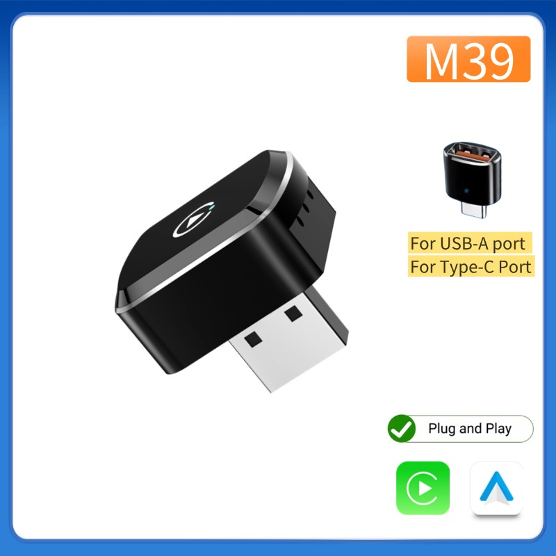 Travel Adapter Universal - CarPlay Android Auto Wireless Adapter USB