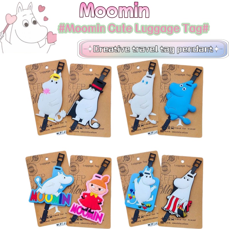 Travel Accessories List - Cartoon Anime Little Chubby Moomin Boarding