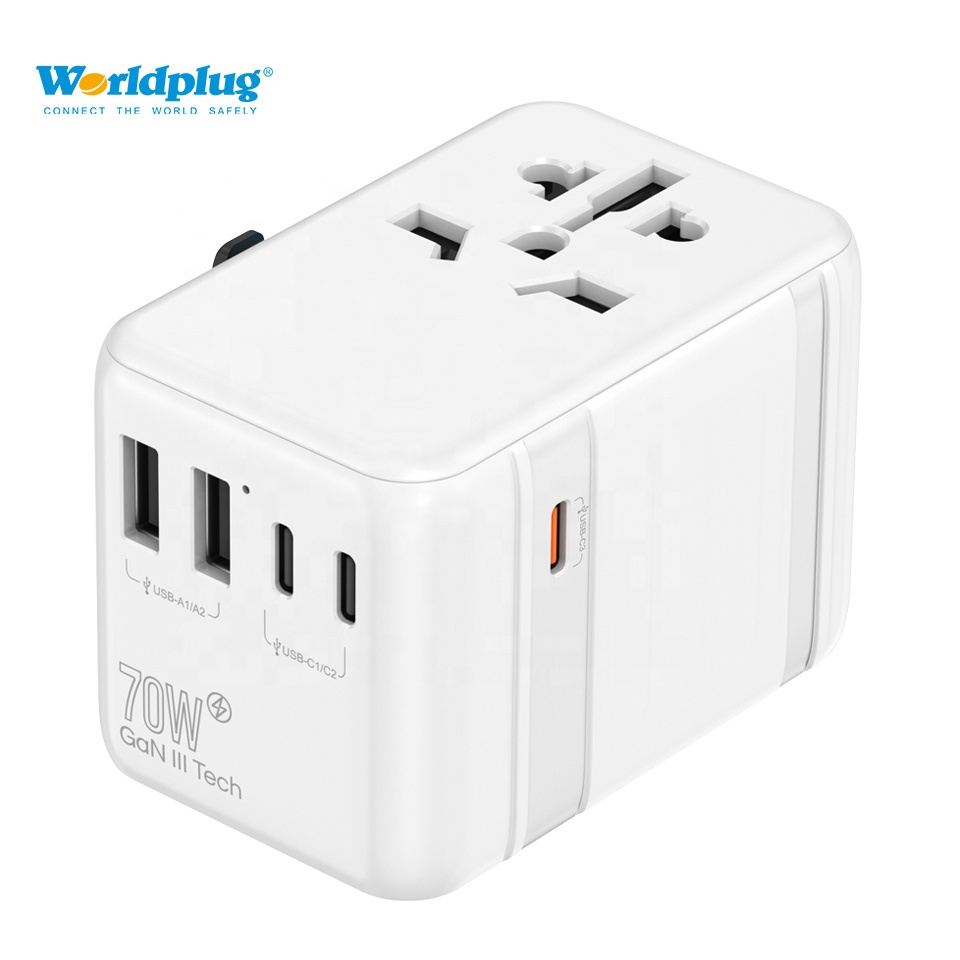 Travel Adapter Universal - Universal Worldwide Wall Socket Power Adaptor