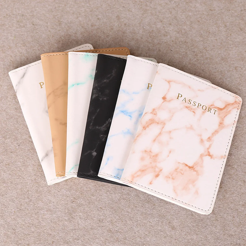 Travel Accessories Pouch For Men - Women Men Passport Cover Pu Leather