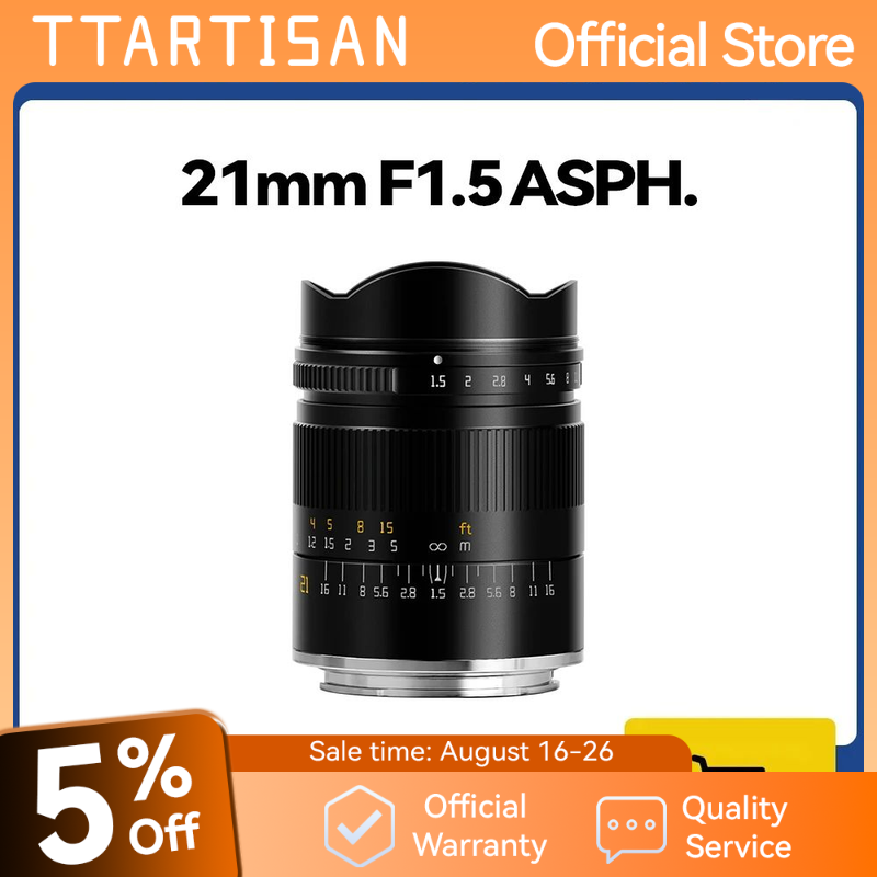 Travel Accessories Inc - TTArtisan 21mm F1.5 Full Frame Camera