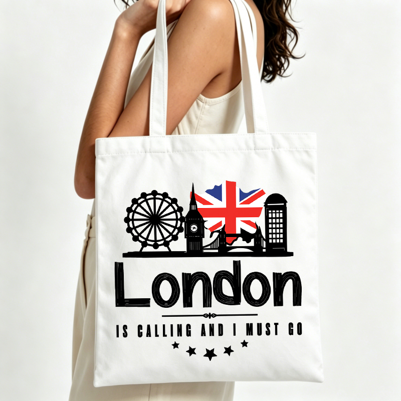 Travel Accessories London - Women's London skyline and flag print
