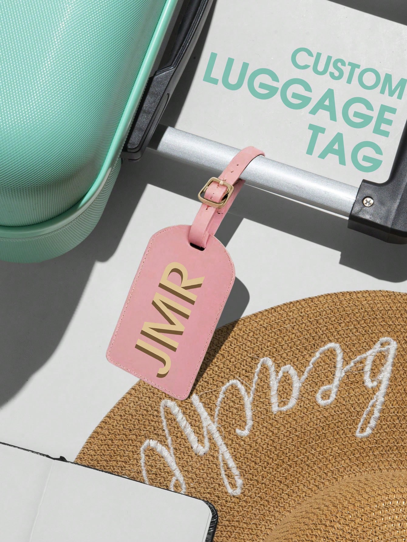 Personalized Initial Luggage T - Luggage Tag Leather review and price
