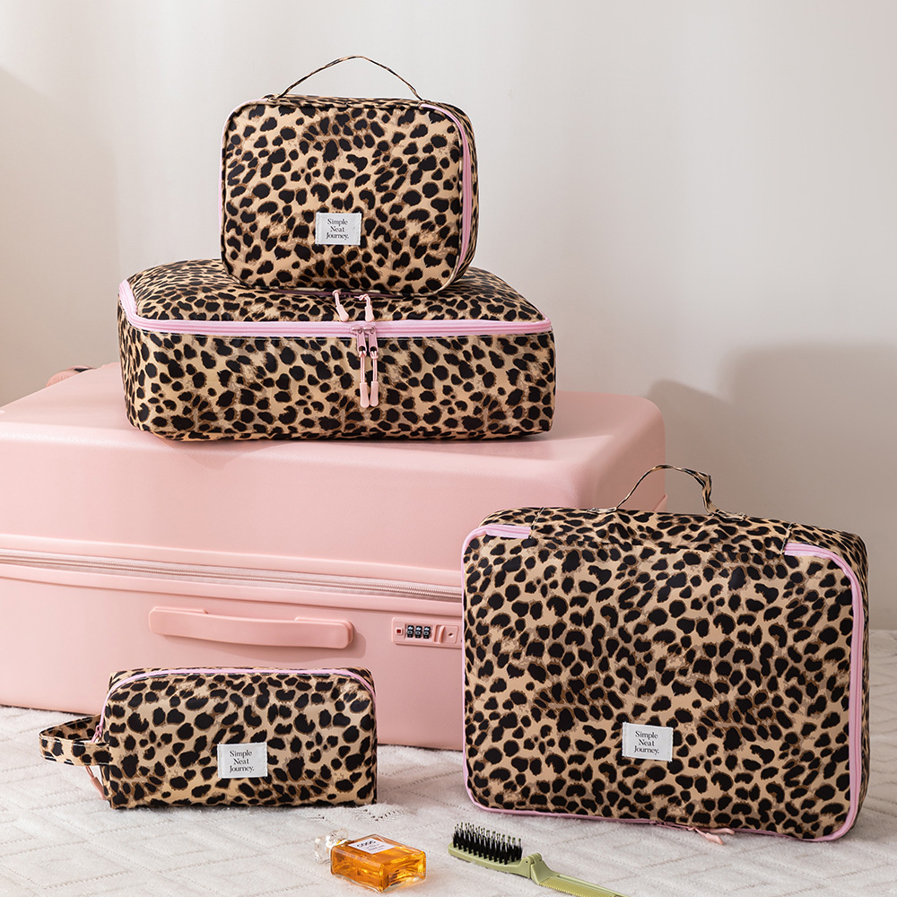 Leopard Makeup Bag Toiletry Cl - Travel Accessories Toiletry Bag review and price