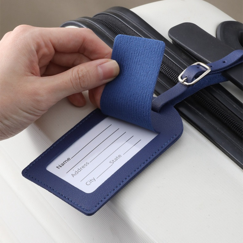 Women Men Luggage Tags PU Leat - Luggage Tag Leather review and price