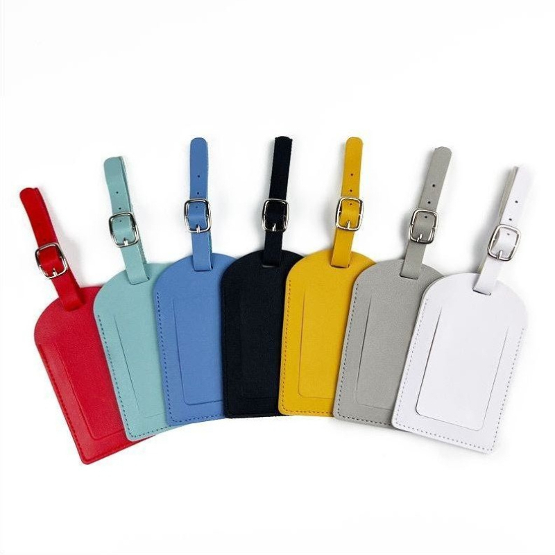 Women Men Luggage Tags PU Leat - Luggage Tag Leather review and price