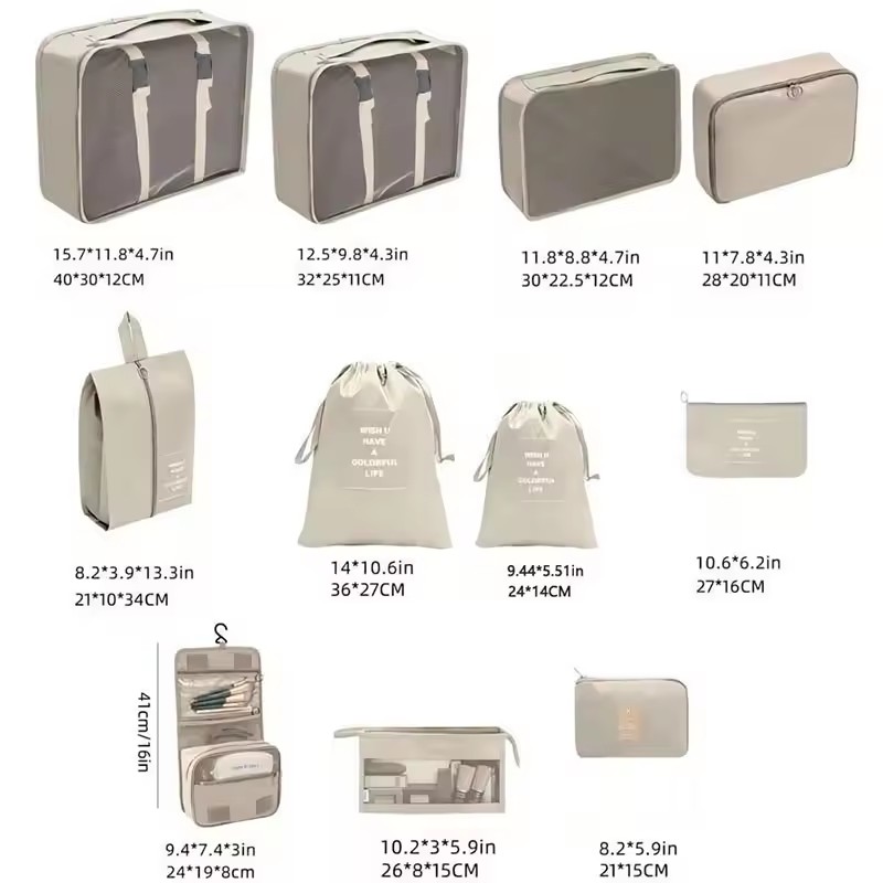 Travel Storage Bags Set 7/8/9/ - Travel Accessories Toiletry Bag review and price