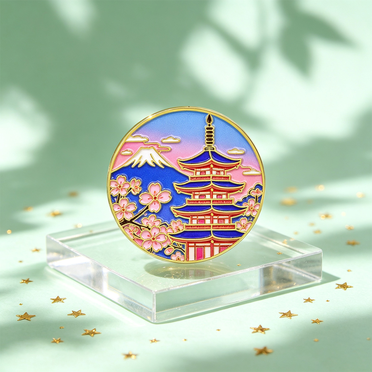 Japanese Cherry Blossom Enamel - Travel Accessories In Japan review and price