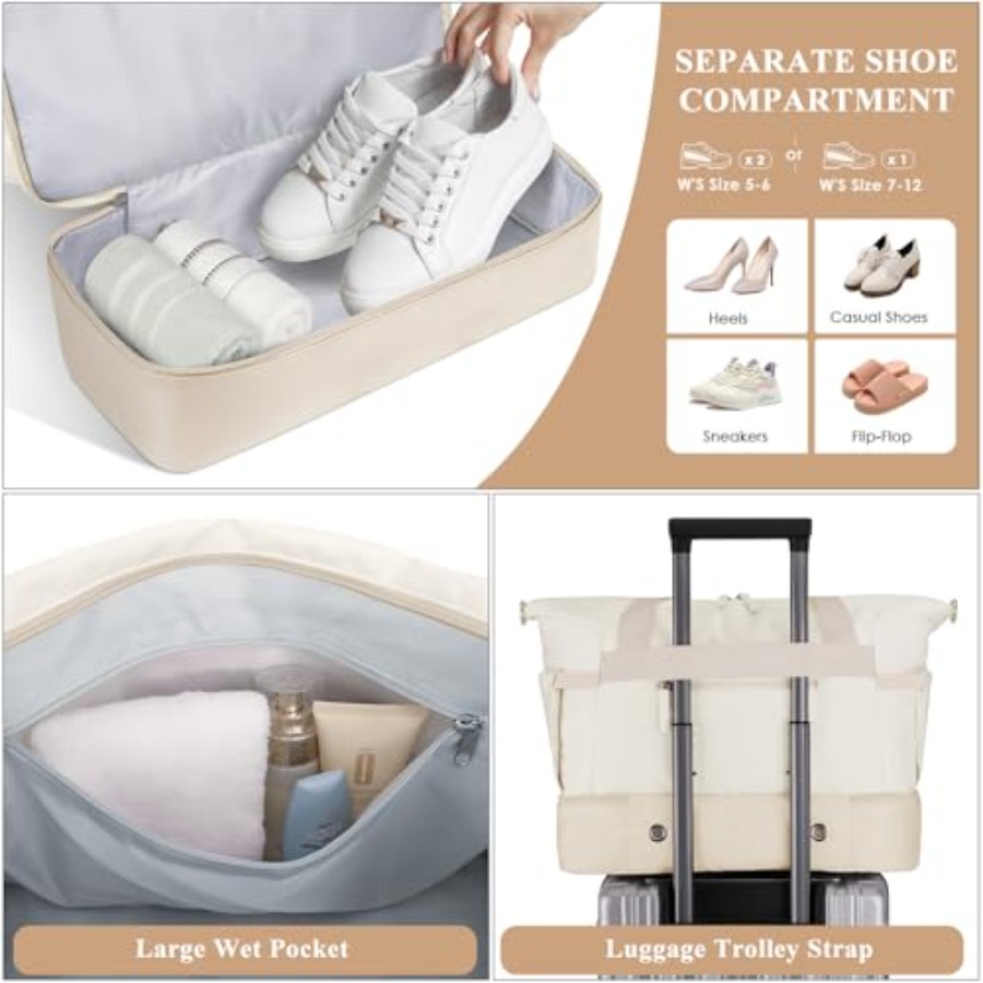 Gym Bag for Women, Personal It - Shoe Bag Travel review and price