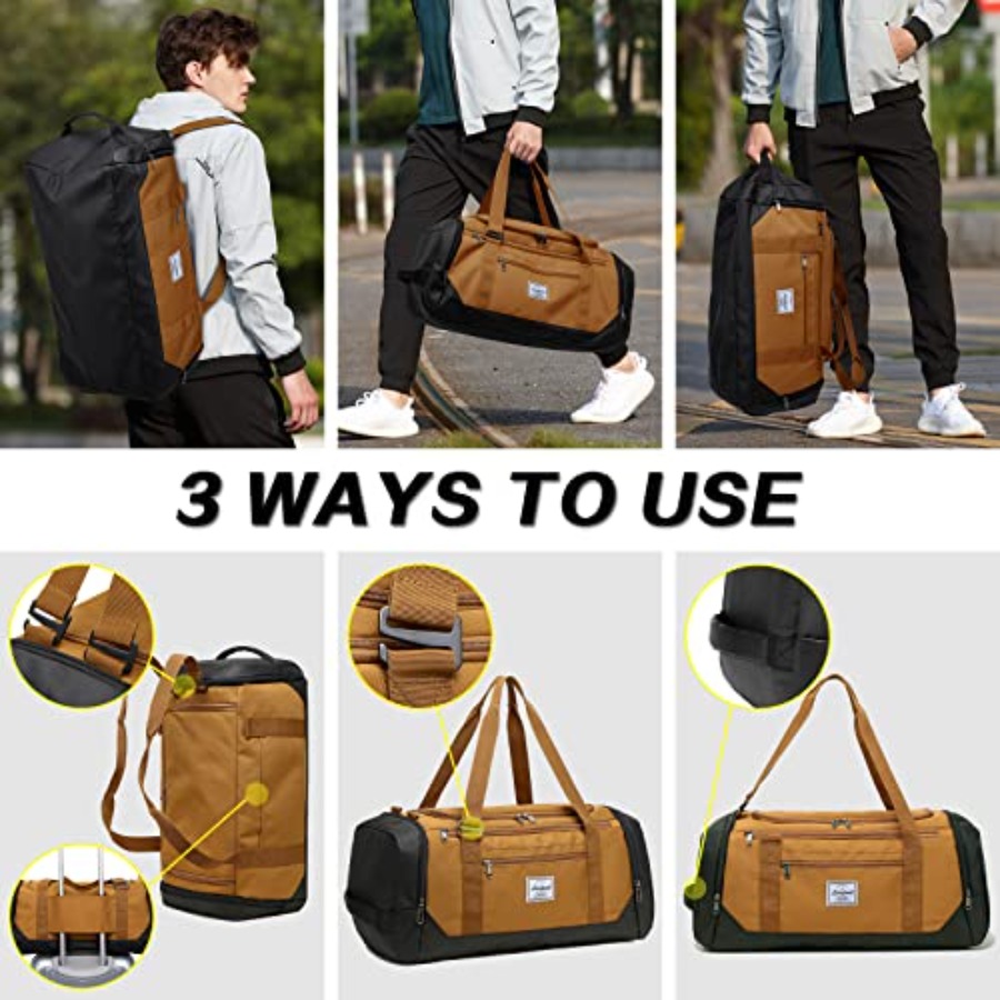 Travel Duffle Bag for men 40L  - Shoe Bag Travel review and price