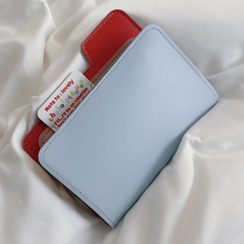 Ins Color Block Passport Holde - Travel Accessories Pouch For Men review and price