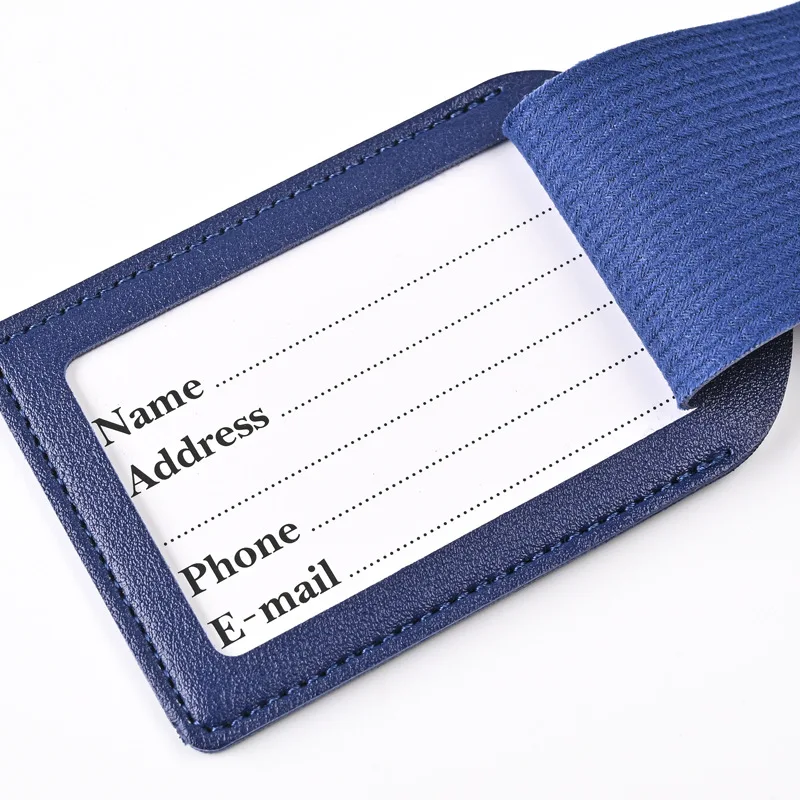 1pc Thicken PU Hot Stamping Ai - Luggage Tag Leather review and price