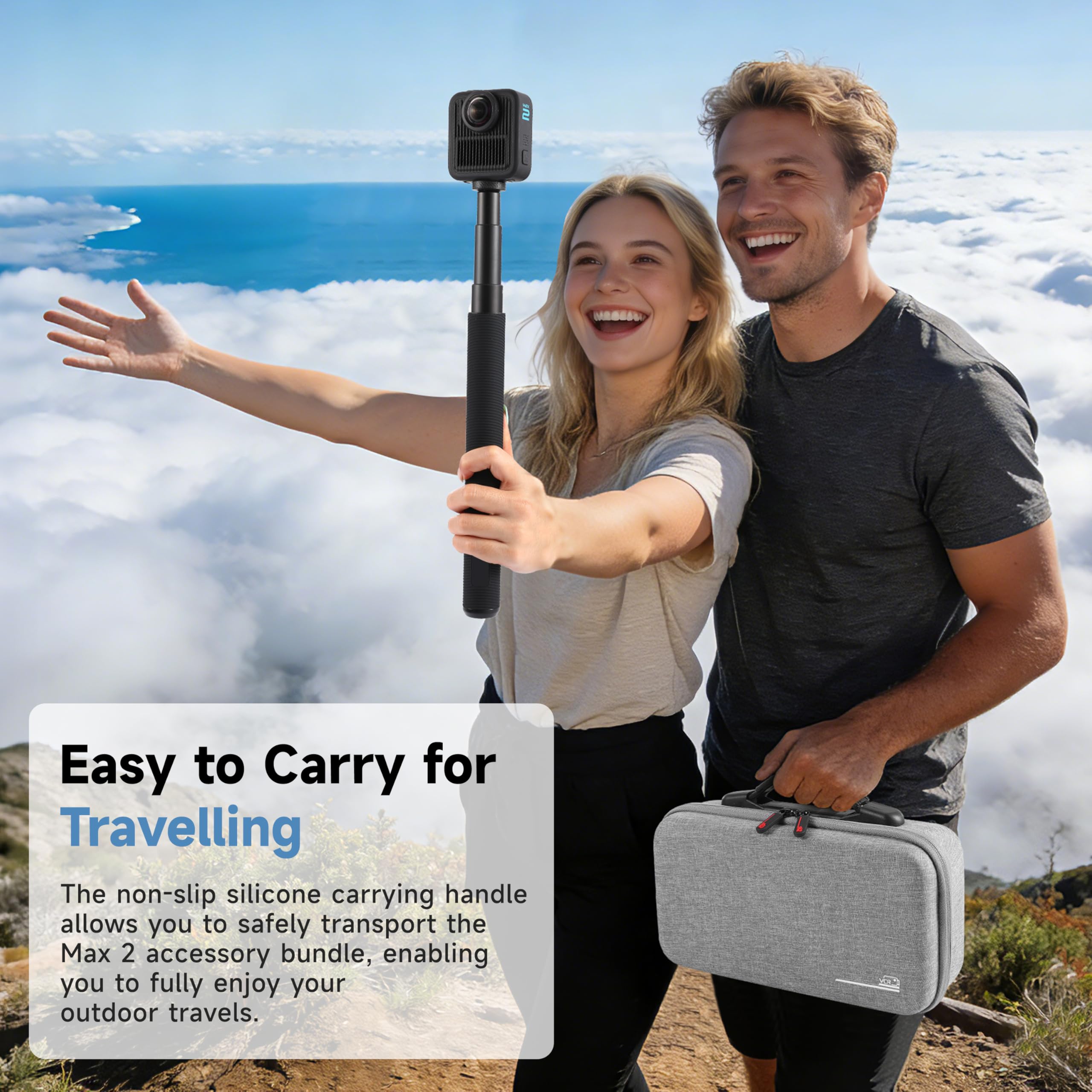 Carrying Case for Gopro Max 2  - Travel Accessories Case review and price