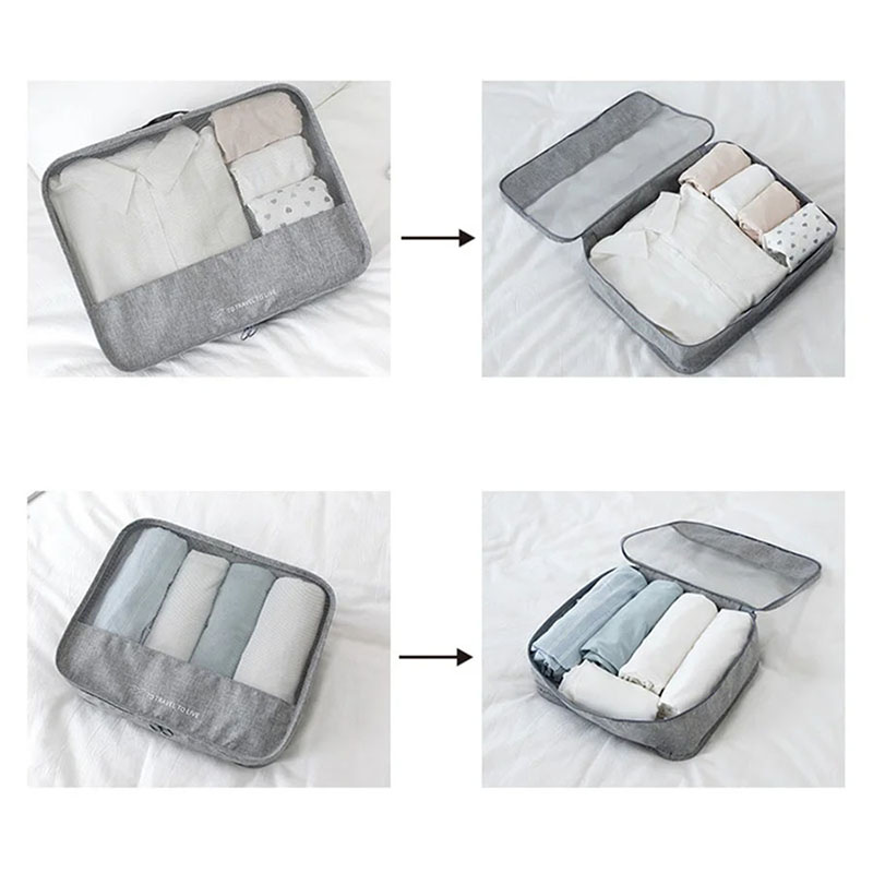 7 Piece Travel Packing Cubes S - Travel Accessories Pouch For Men review and price
