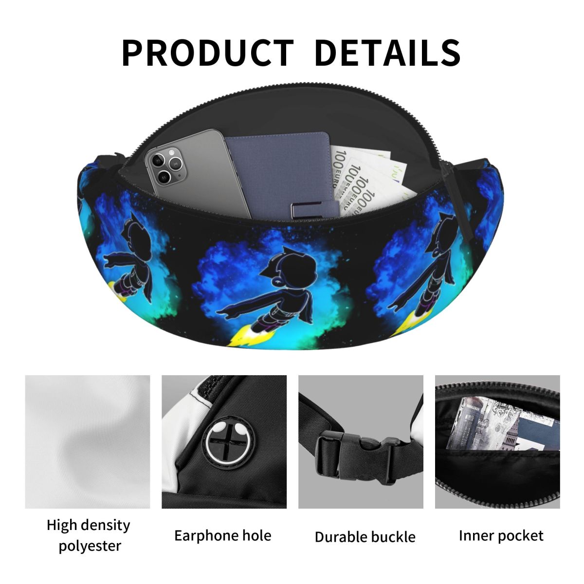 Custom Animes A-Astroed Boy Ca - Travel Accessories Pouch For Men review and price