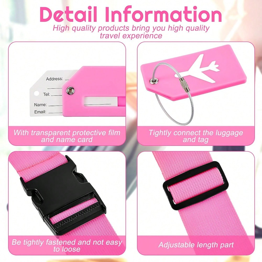 Luggage Strap Set with Luggage - Travel Accessories List review and price