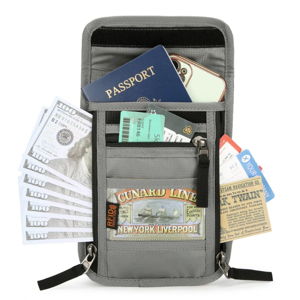 RF ID Blocking Travel Neck Wal - Travel Accessories Pouch For Men review and price