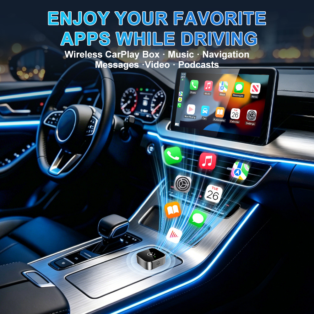 Wireless CarPlay Android Auto  - Travel Adapter Universal review and price