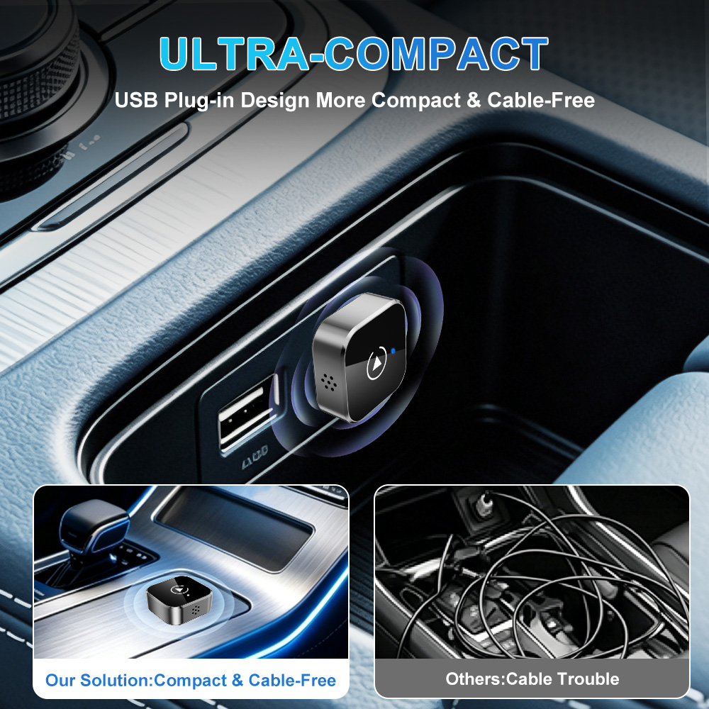 Wireless CarPlay Android Auto  - Travel Adapter Universal review and price