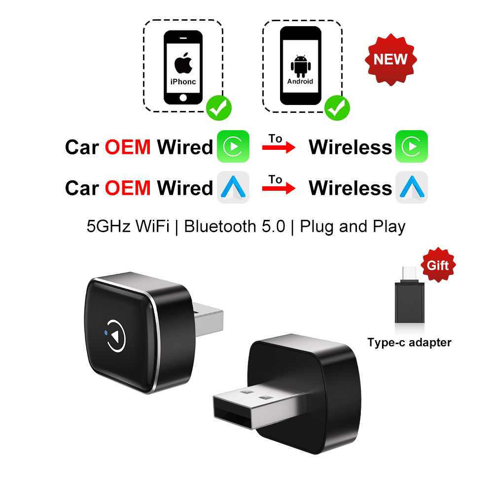 Car Play 2in1 Wireless CarPlay - Travel Adapter Universal review and price