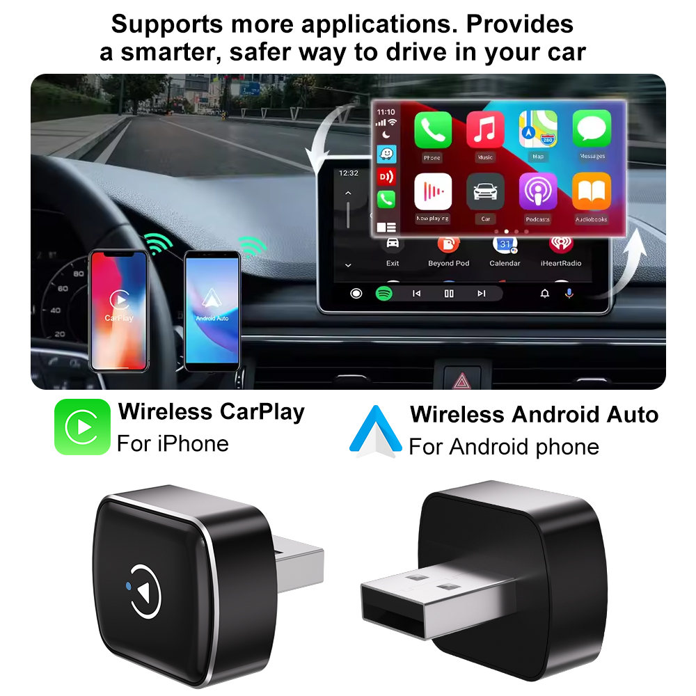 Car Play 2in1 Wireless CarPlay - Travel Adapter Universal review and price