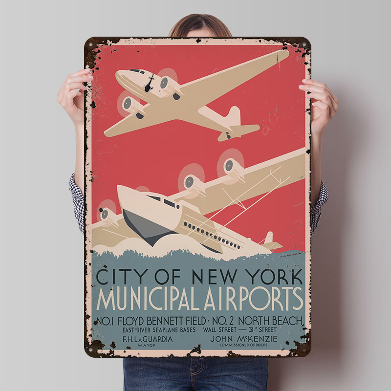 Vintage NYC New York Airports  - Travel Accessories Nyc review and price