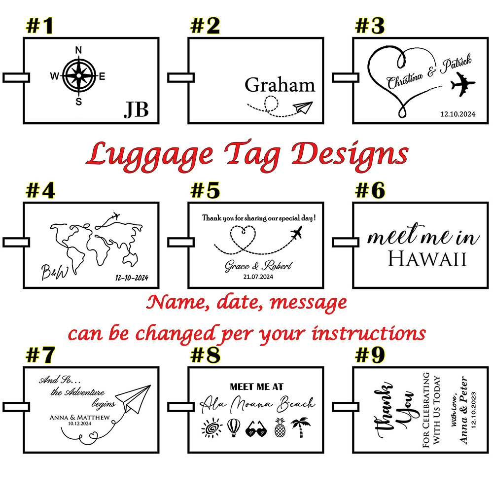 Personalized Pu Leather Luggag - Luggage Tag Leather review and price