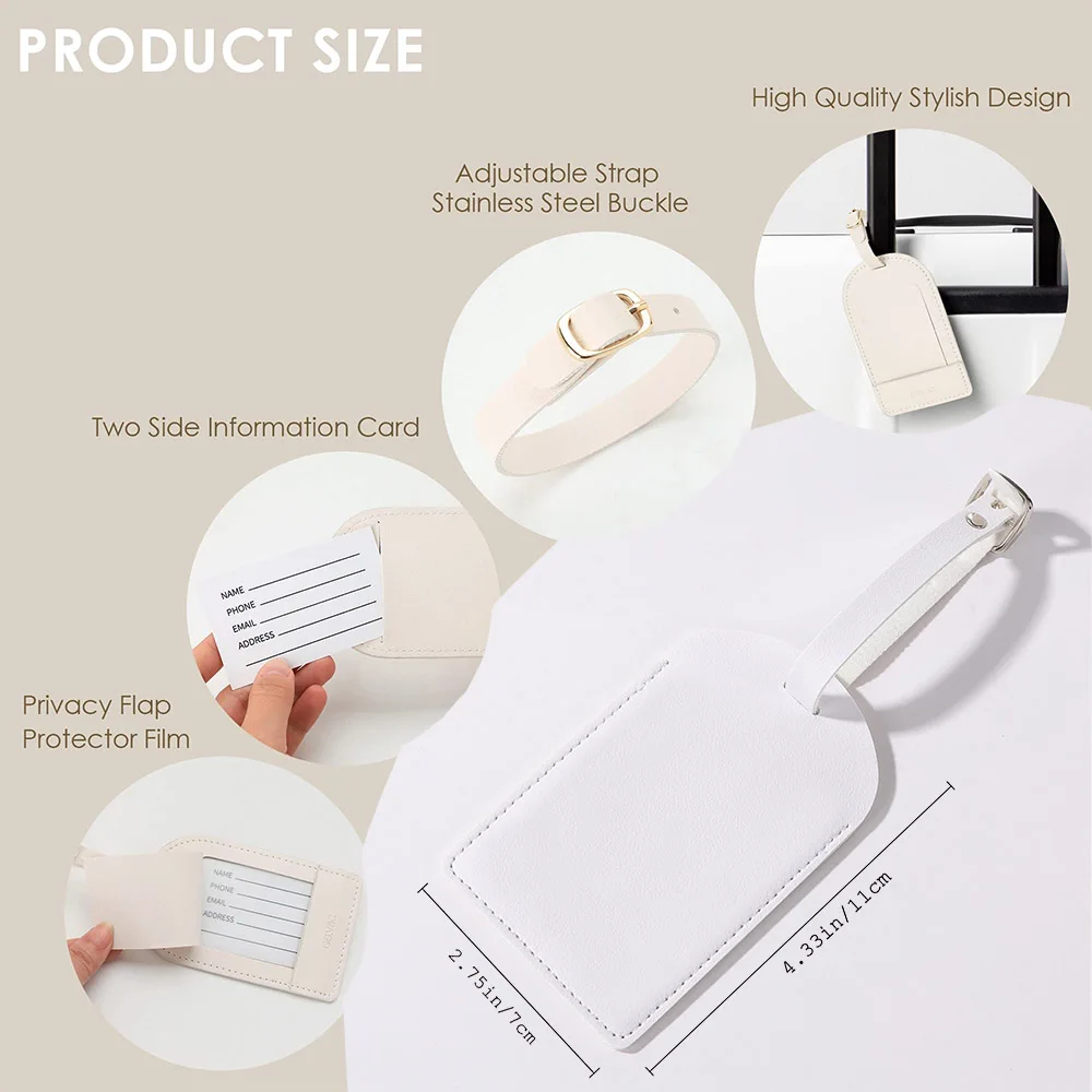 Personalized Pu Leather Luggag - Luggage Tag Leather review and price