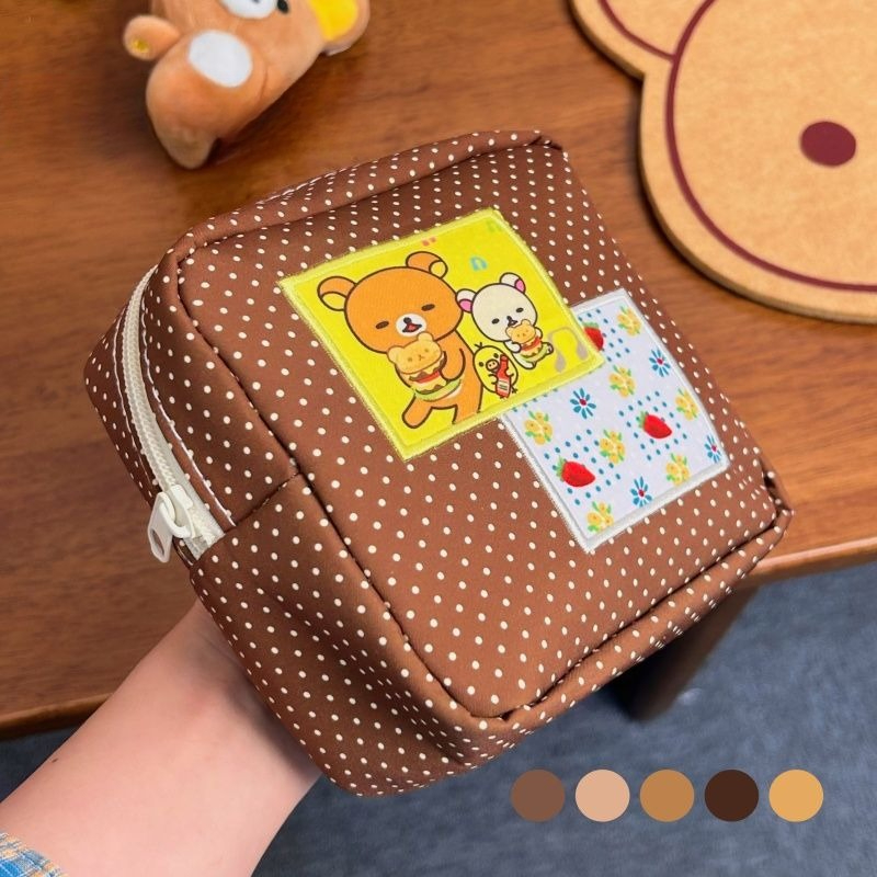 Rilakkuma Dot Pattern Makeup B - Travel Accessories Toiletry Bag review and price