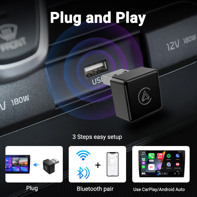 XUDA Wireless CarPlay Android  - Travel Adapter Universal review and price