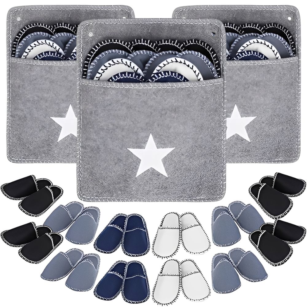 1 Set 6 Pairs Disposable Felt  - Shoe Bag Travel review and price