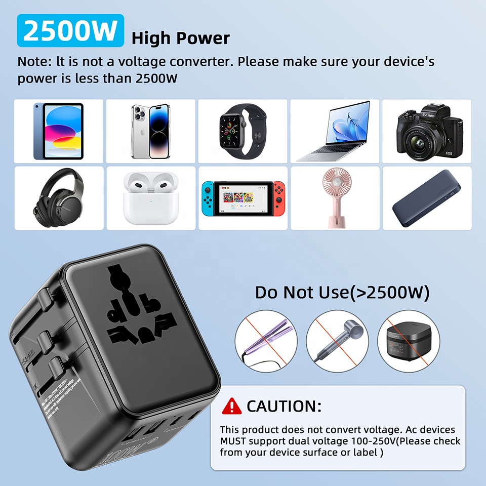 PD 100W GaN Fast Charger Unive - Travel Adapter Universal review and price