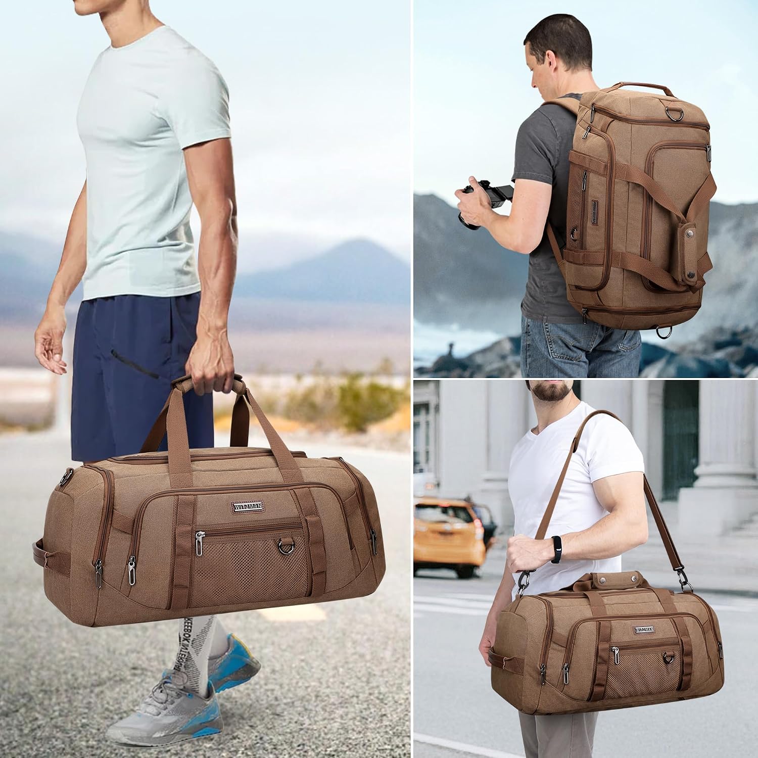 Canvas Duffle Bag for Men 3 in - Shoe Bag Travel review and price