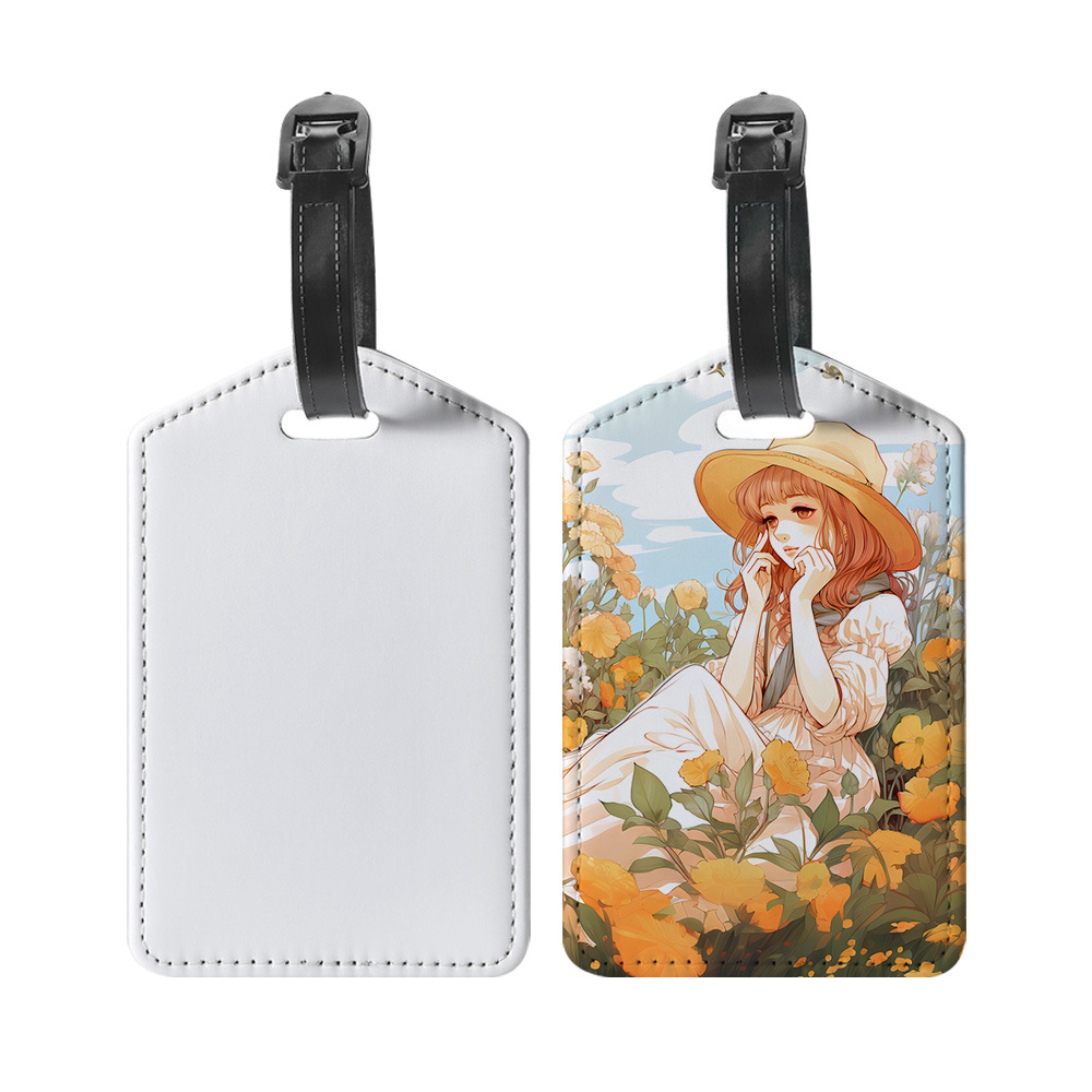 Customized Picture PU Leather  - Luggage Tag Leather review and price