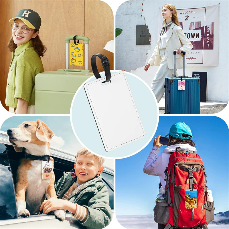 Customized Picture PU Leather  - Luggage Tag Leather review and price