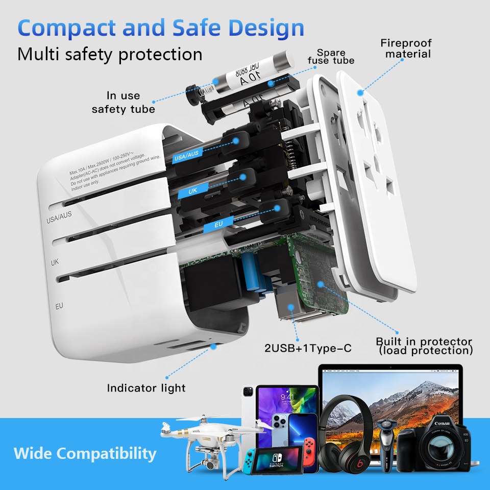 Type C GaN 20W Chargeur Multi  - Travel Adapter Universal review and price