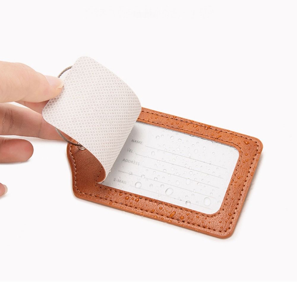 Women Man Anti Loss Wire Rope  - Luggage Tag Leather review and price