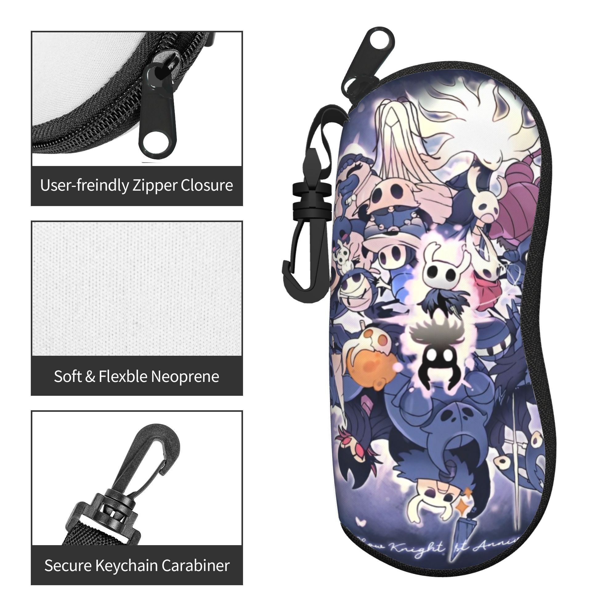 Hollow Knight Glasses Case Cov - Travel Accessories Pouch For Men review and price