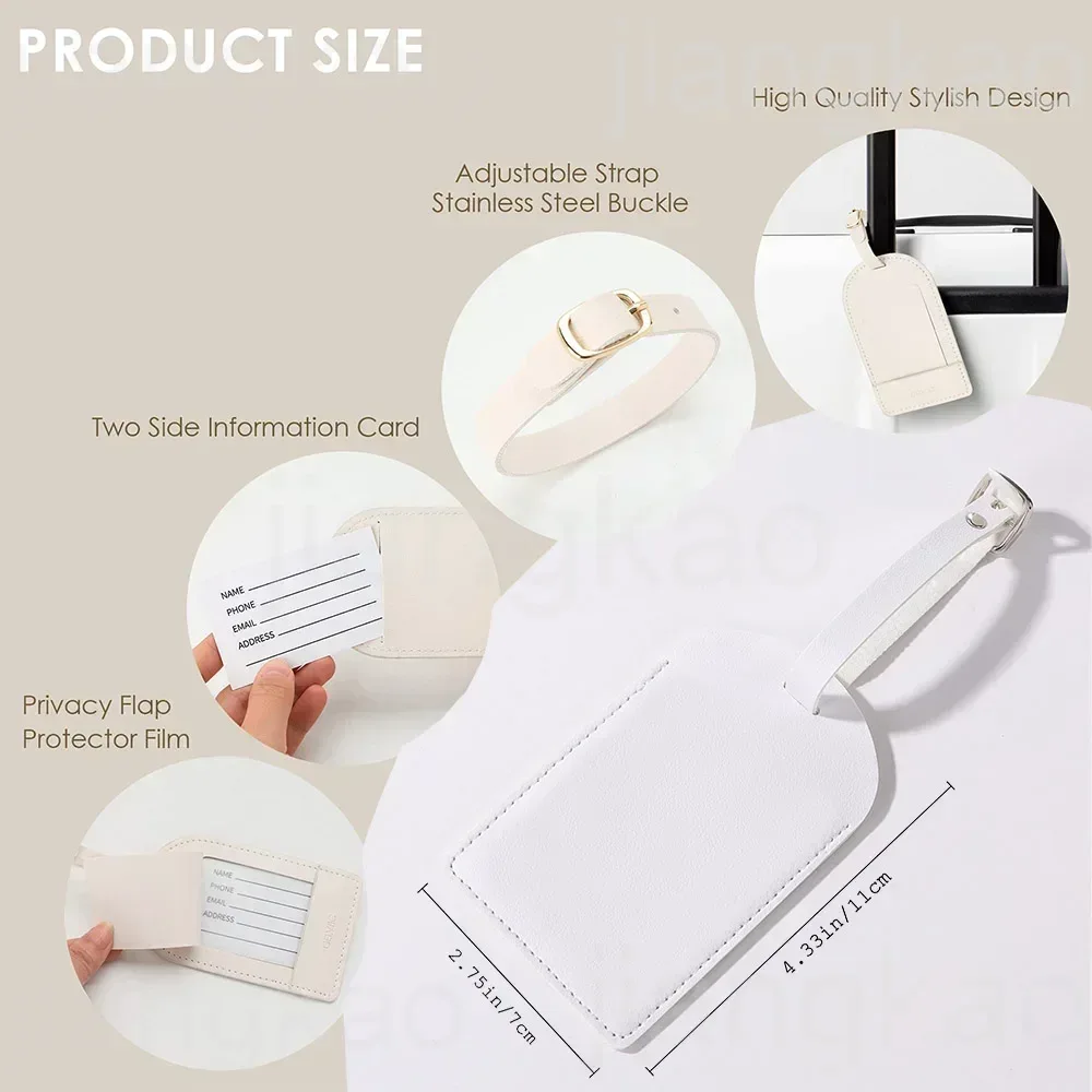 Personalized PU Luggage Tag He - Luggage Tag Leather review and price