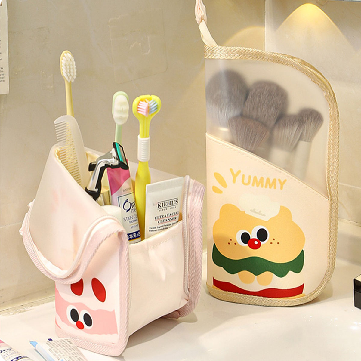 1Pcs Cosmetic Bag Travel Stand - Travel Accessories Case review and price