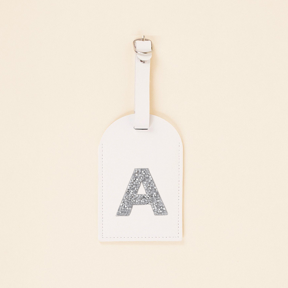 A-Z Rhinestone Monogram Leathe - Luggage Tag Leather review and price