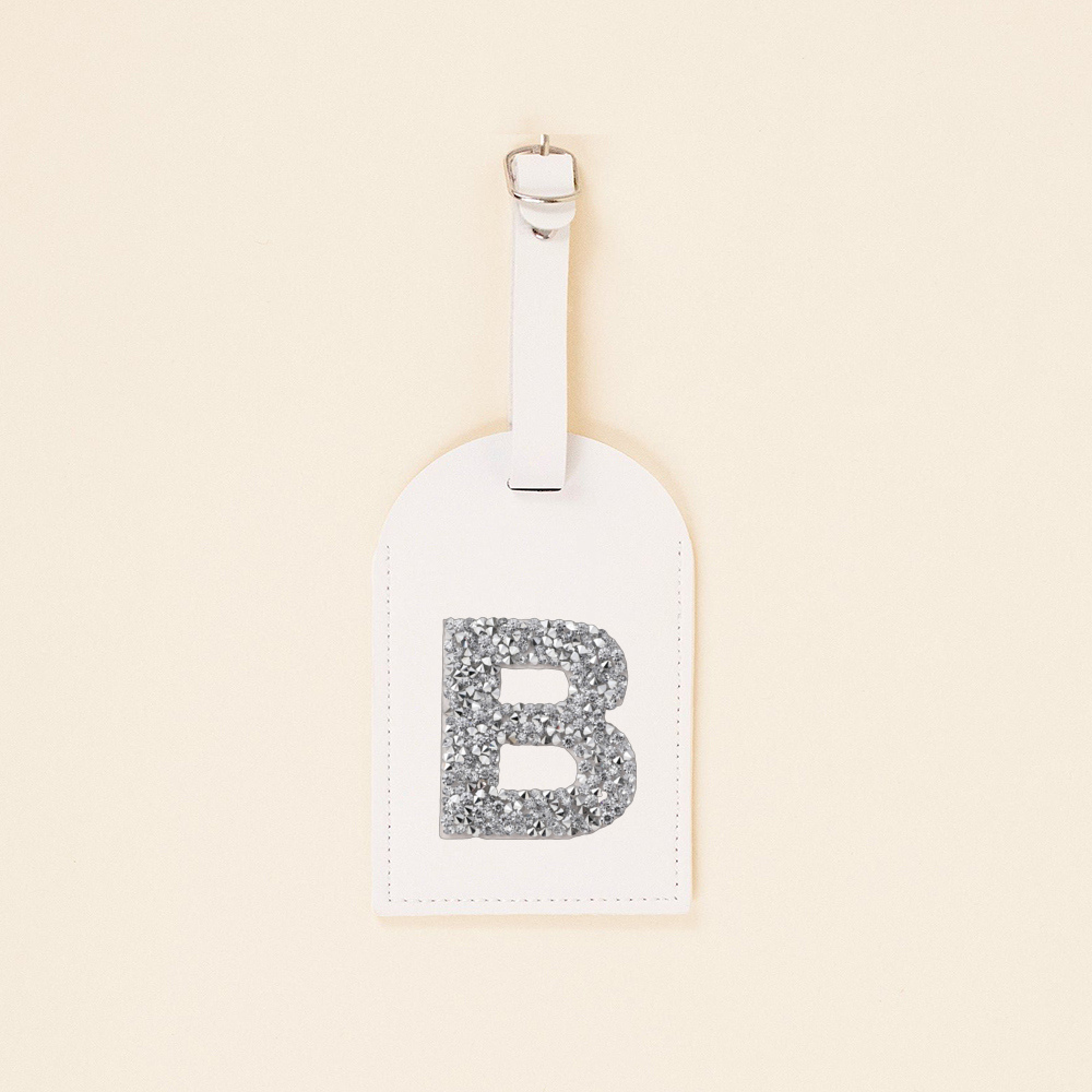 A-Z Rhinestone Monogram Leathe - Luggage Tag Leather review and price
