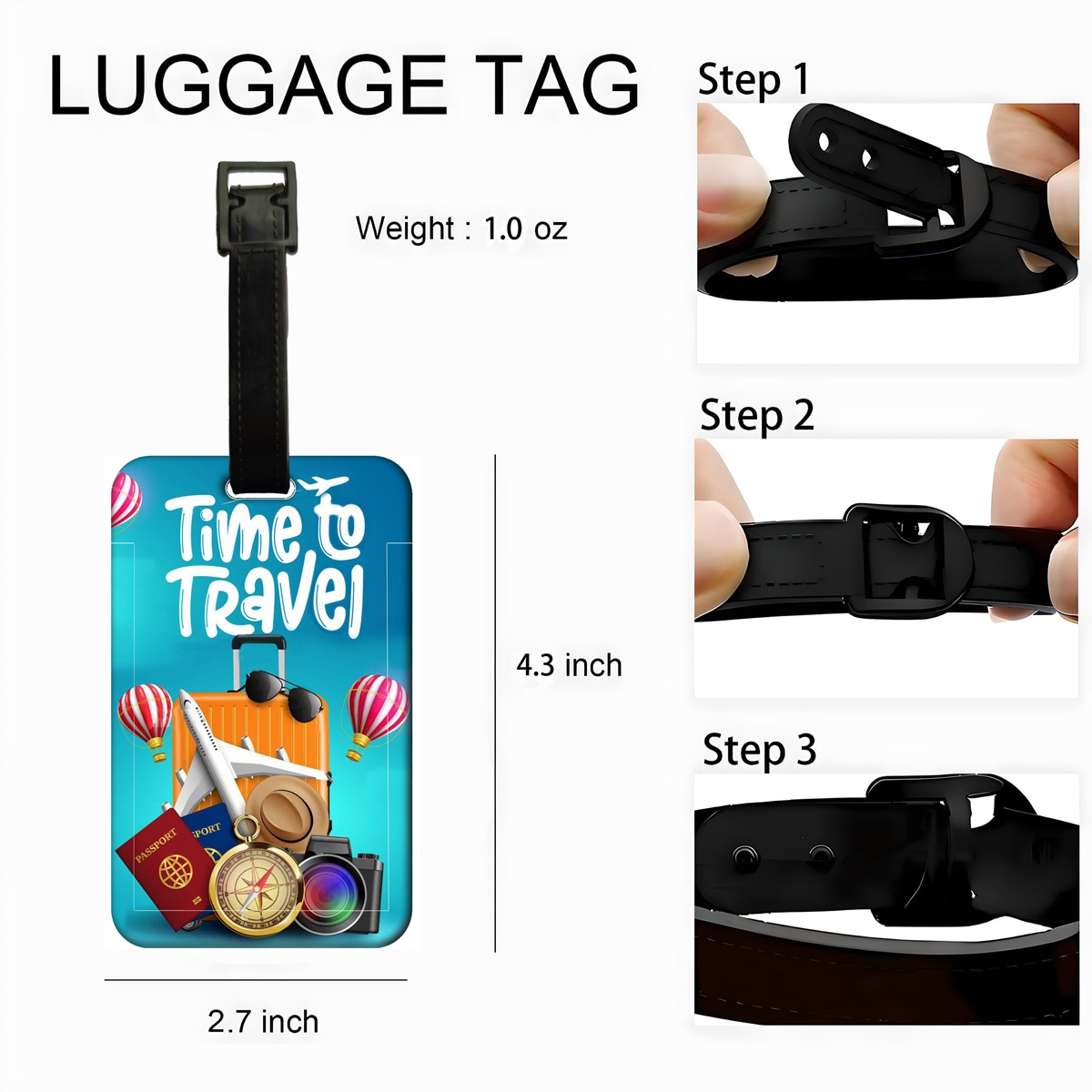 Travel Style Luggage Tag Men W - Luggage Tag Leather review and price