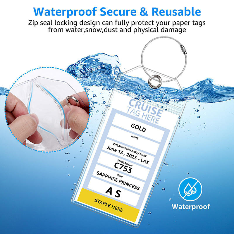 5PCS Vertical Transparent Wate - Travel Accessories List review and price