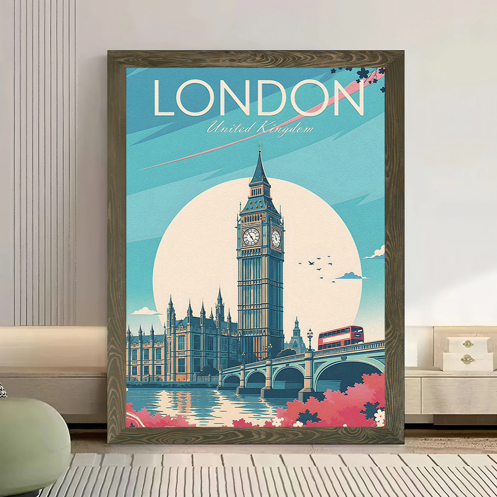London Travel Canvas Poster Wa - Travel Accessories London review and price