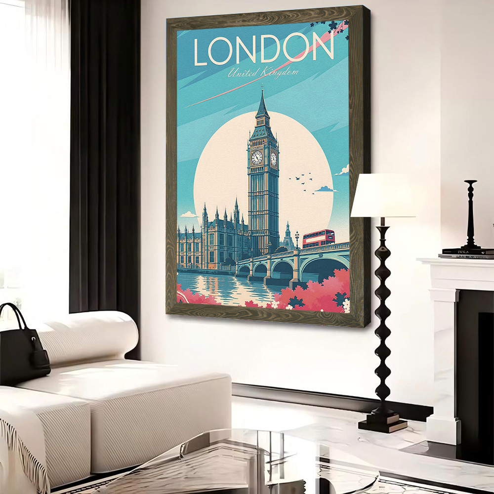 London Travel Canvas Poster Wa - Travel Accessories London review and price