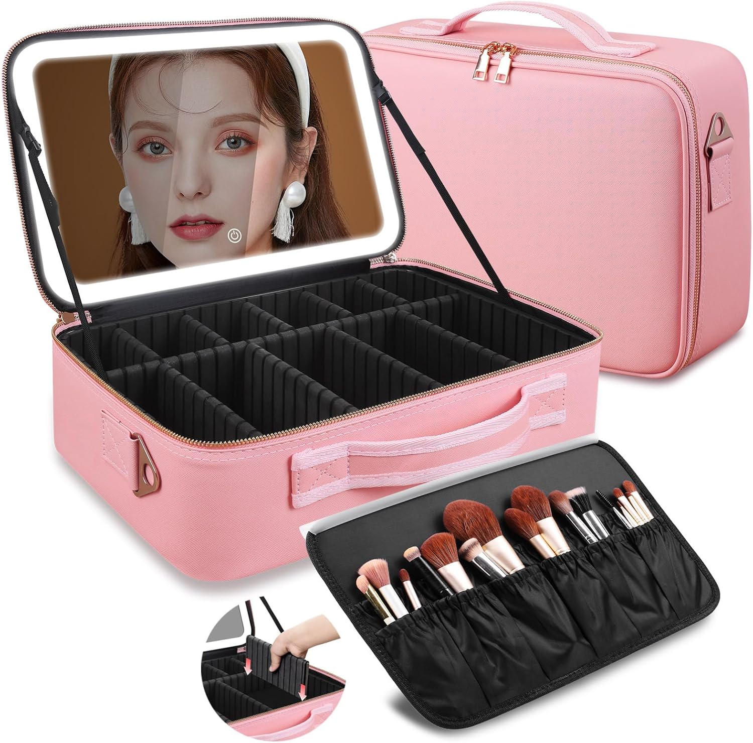 Large Capacity Makeup Bag 15'' - Travel Accessories Case review and price