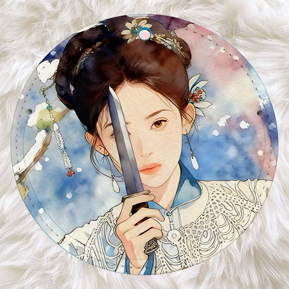 Yu Ming Cha Gu Illustration TV - Luggage Tag Leather review and price